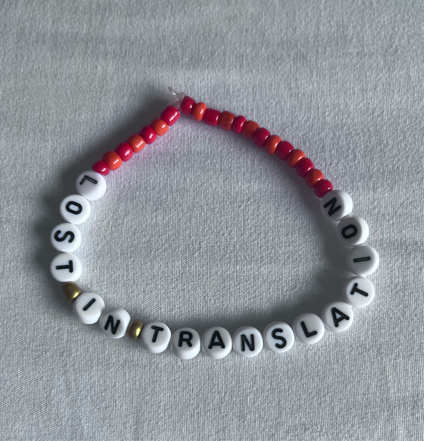 Lost In Translation bracelet