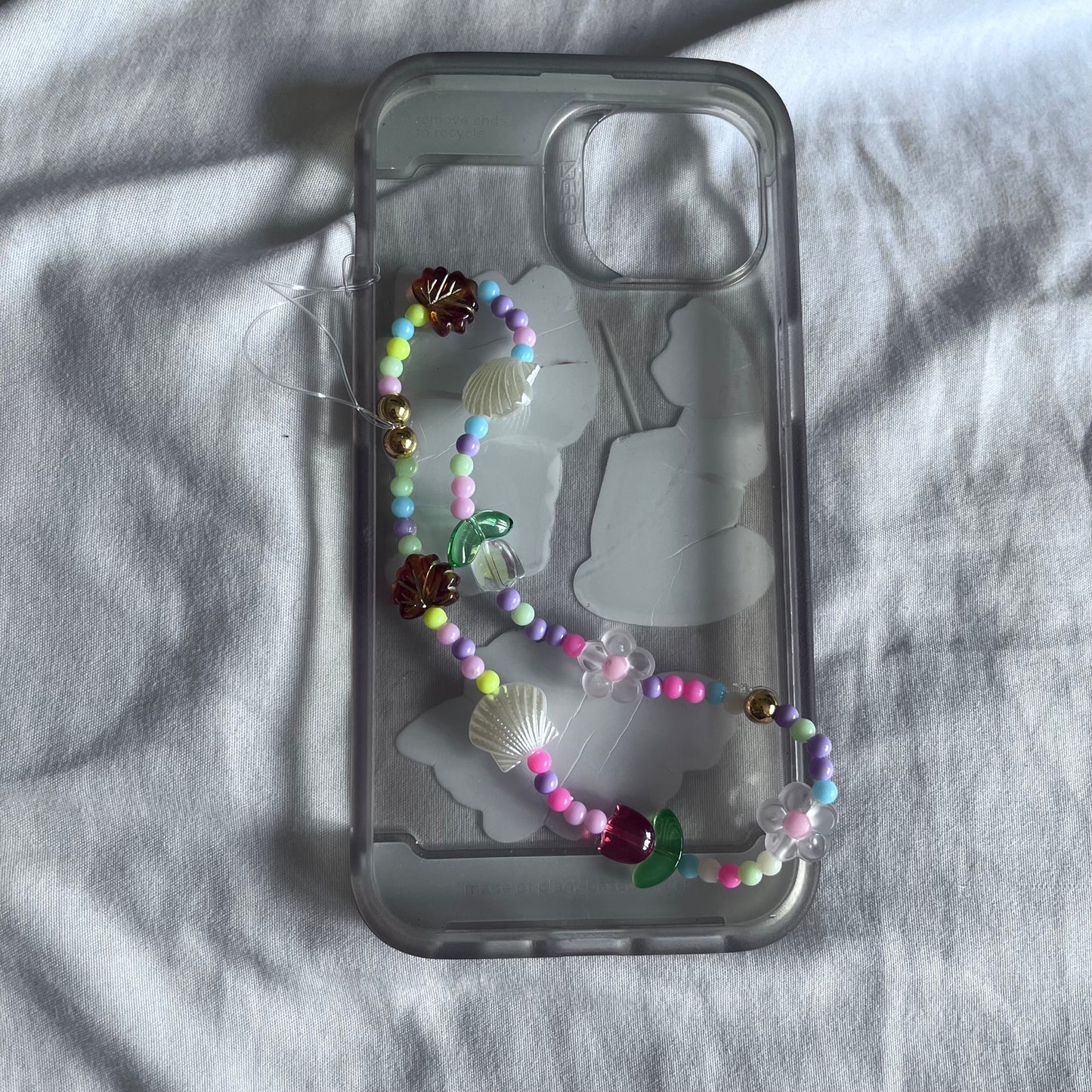 Colourful phone charm